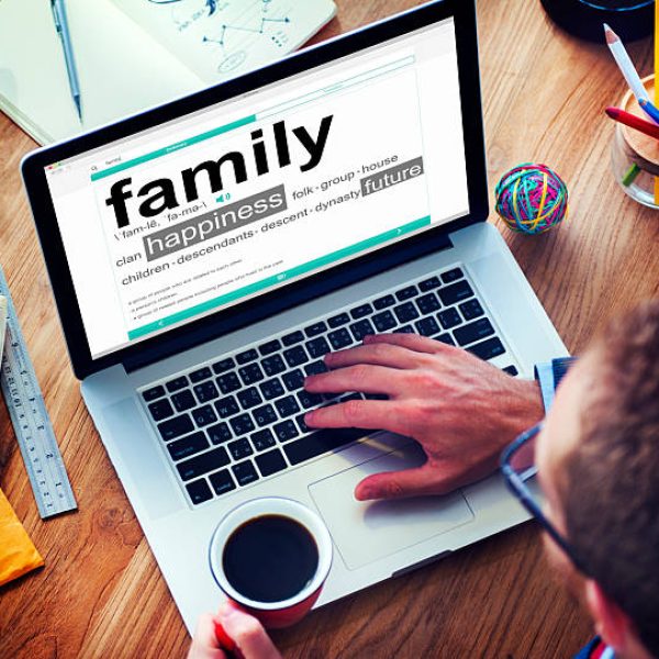Man Reading The Definition Of Famly Man Reading the Definition of Famly