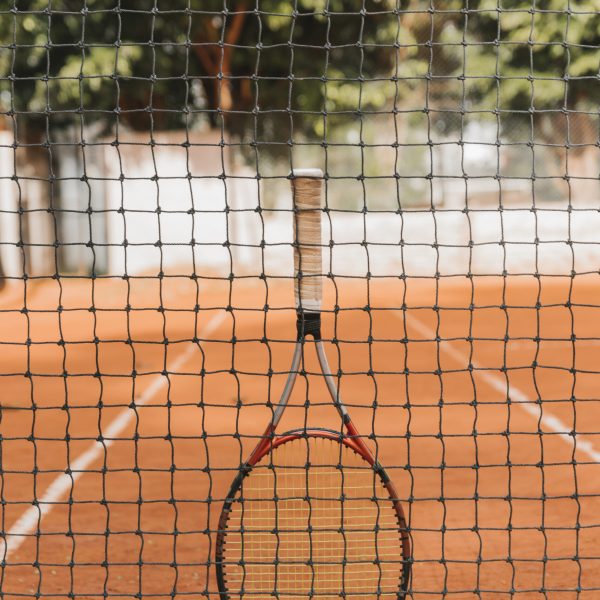 Tennis Racket Standing Net